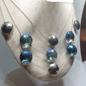 Kenneth Cole Jeweled Multistrand Necklaece